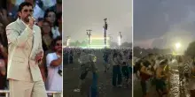 ?Bad Bunny, interrotto il concerto a Milano per un forte temporale: 80mila spettatori evacuati dall'ippodromo La Maura