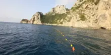 Tutela della costa a Capri, completato l'intervento di posa delle boe marine