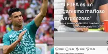 Mondiali 2026, Cristiano Ronaldo mette "mi piace" a un post che accusa la FIFA di aiutare l'Argentina