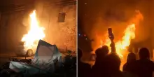 Fakir, guerriglia a Bologna: 80 feriti tra i poliziotti. Roghi e danni in centro dopo il corteo