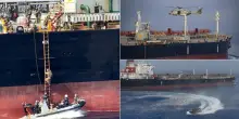 Nave da guerra della Marina italiana intercetta sospetta petroliera della flotta ombra russa al largo della Sicilia, l'abbordaggio dei militari