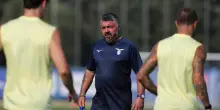 Lazio, primo allenamento aperto alla stampa: Gattuso a Formello con dieci assenti, Romagnoli riaccolto dai compagni
