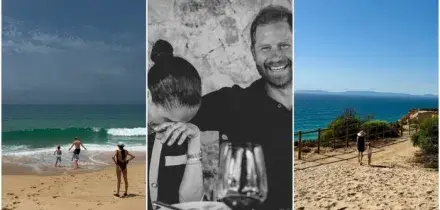 Harry e Meghan Markle, vacanze in Europa con i figli Archie e Lilibet: bagni al mare, tuffi in piscina e la presunta visita alla tomba di Diana