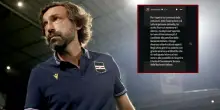 Pirlo: &laquo;Ho appreso ieri sera di non essere pi&ugrave; il candidato alla panchina della Nazionale italiana&raquo;