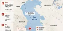 L'Ucraina attacca navi iraniane nel Caspio. Ira di Teheran (&laquo;risposta imprevedibile&raquo;) e di Mosca