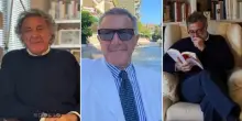 Luca Barbareschi, la casa a Roma: lo studio, la libreria a parete e il rifugio sul mare (con piscina panoramica) alle Eolie