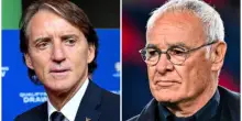 Nazionale, Mancini &egrave; il nuovo ct: l'annuncio di Malag&ograve;. Ranieri verso il ruolo di dt, Chiellini si defila: &laquo;Felice alla Juve&raquo;