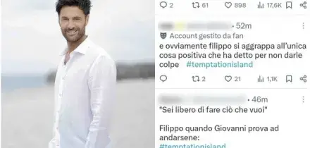 Temptation Island, Filippo Bisciglia sotto accusa: &laquo;Prende le difese delle cause perse, non ne dice una giusta&raquo;