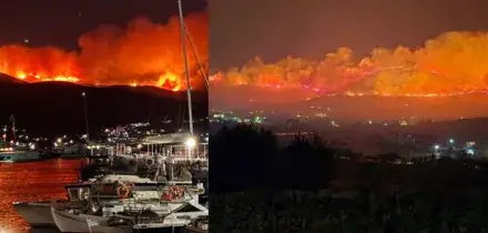Grecia, incendio a Paros: evacuati nove villaggi e potenziati i mezzi dei vigili del fuoco. Allerta massima per i forti venti