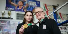 Giochi del Mediterraneo a Taranto, Irma Testa portandiera