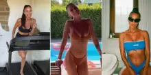 Antonella Mosetti, la casa di Roma con piscina: la palestra all'esterno, il bagno con boiserie bianche, la camera da letto minimal