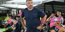 Lazio, Gattuso: &laquo;Ringrazio i tremila di Ascoli, non possiamo sbagliare difensore e attaccante&raquo;. Contestato dagli spalti il ds Fabiani