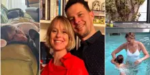 Federica Pellegrini, la casa a Verona: la piscina privata, la cameretta di Matilde e Rachele, il salone con divani e lampada ad arco