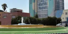 Napoli, tornano acqua e colori nella fontana di via Argine: rivive l?opera di Daniel Buren