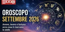Oroscopo settembre 2026, i segni pi&ugrave; fortunati alla ripresa dopo le vacanze: Pesci in sofferenza, Leone star. La classifica con top e flop