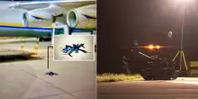 Drone con esplosivo trovato all'aeroporto di Lipsia accanto a un cargo ucraino. E un altro si scontra con cargo Dhl a 400 metri di altezza