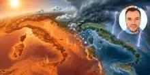 Caldo, settimana esplosiva: il Mediterraneo come una pentola a pressione. Il meteorologo Gussoni: &laquo;Da domenica temporali e grandine&raquo;