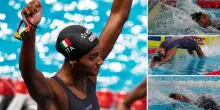 Sara Curtis, come ha vinto la finale dei 50 dorso: super subacquea e 15 metri da record del mondo. Genitori impazziti in tribuna: &laquo;Li porterei con me sul podio&raquo;