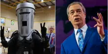 Farage rieletto deputato, battuto il comico ?spazzatura? Binface: la vittoria a Clacton