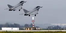 Drone straniero abbattuto da caccia Eurofighter italiani, era entrato nello spazio aereo della Lettonia