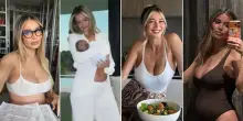 Diletta Leotta, la villa da 5 milioni di euro sul lago di Garda: la piscina a sfioro, la camera con le vetrate, la cucina scura e il bagno in effetto pietra
