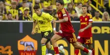 Borussia Dortmund-Roma 2-2, le pagelle: Dybala (7,5) gol di classe, Cristante (7), Molina (6) esordio