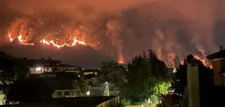 Incendi in Carnia, le fiamme da oltre una settimana. Case evacuate. &laquo;E all'esterno usate la mascherina&raquo;