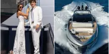 Charles Leclerc in Sardegna sul nuovo yatch di oltre 30 metri: a bordo cucina open air e beach club, ecco quanto costa
