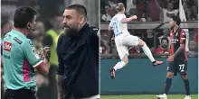 Napoli, il gol di De Bruyne era da annullare? De Rossi furioso: &laquo;Il fallo l'hanno visto tutti&raquo;. Perch&eacute; il Var non &egrave; intervenuto