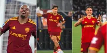 Roma-Fiorentina 4-0, le pagelle: Malen tripletta da urlo. Dybala Joya pura. E che esordio di Lulli