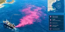 Una chiazza rosa nell'oceano per renderlo &laquo;meno acido&raquo;: l'incredibile test Usa con la soda caustica