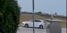 Trova i ladri nel giardino e li mette in fuga: filma l'auto della banda e posta la targa sui social FOTO