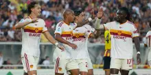 Lecce-Roma 0-4, le pagelle: Malen (8) incontenibile, Rodrigo Mora (7) primo gol in Serie A, Dybala (6,5) fa girare la squadra