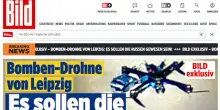 &laquo;Russia responsabile del drone-bomba di Lipsia&raquo;. Bild: ecco le tracce che portano a Mosca, Berlino rafforza le sanzioni