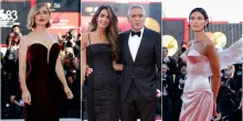 Venezia 2026, i look della cerimonia di apertura: George e Amal Clooney impeccabili, Bianca Balti eterea, Greta Scarano classica