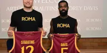 Basket, BC Roma, Strauti?? e Davis si presentano: &laquo;Possiamo arrivare in alto in Italia e in Europa&raquo;