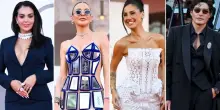 Venezia 83, pagelle look: Giulia De Lellis col centrino (5), Georgina in Gucci (7), l'anonima veneziana da 15mila euro (4), Caccamo Matrix (8)
