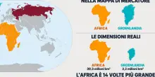 Perch&eacute; l'Onu vuole cambiare la mappa della Terra; dall'Africa al Cile, tutti gli inganni di Mercatore