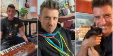Francesco Gabbani, la casa tra gli ulivi della Toscana: l'esplosione di colore, la cucina anni '70, la "giocheria" per dipingere e gli stumenti musicali