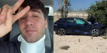 Incidente per Mario Sorrentino, il personal chef dei calciatori del Napoli: auto distrutta, ricoverato in Puglia