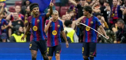 Champions League, il Barcellona travolge il Feyenoord (5-1), lo Stoccarda batte il Viking per 3-1 grazie a un tris di Demirovic