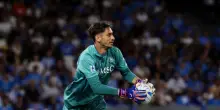 Meret infortunato, il portiere del Napoli sostituito contro l'Arsenal. Le condizioni (e quando potrebbe rientrare)