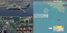 Navi da guerra russe cariche di corazzati a sud della Sicilia, l'Italia invia un aereo militare: tensione nel Mediterraneo