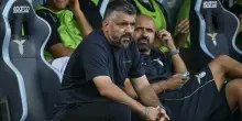 Lazio, Gattuso: &laquo;Ho temuto l'imbarcata, &egrave; andata bene. Europa? Pressioni inutili&raquo;