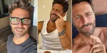 Filippo Bisciglia, la casa a Roma: il balcone con mattoncini, il salone con le sedie trasparenti, la cucina con isola