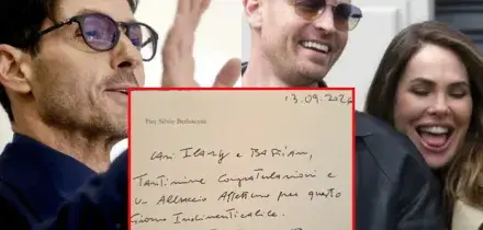 Ilary Blasi e Bastian Muller, il regalo di Pier Silvio Berlusconi (che non c'&egrave;) per le nozze: fiori e un biglietto firmato con Silvia Toffanin