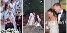 Ilary Blasi e Bastian Muller, le pagelle look al matrimonio: la sposa da principessa alle infradito (8), Chanel troppo diva (7), Melory raffinata (9)
