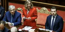 Tajani: &laquo;Armi all'Ucraina nel ?patto? di coalizione&raquo;. Russia, segnale di Salvini