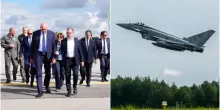 Caccia italiani della Nato abbattono un drone in Lituania. Crosetto: &laquo;Nostra presenza sul confine est &egrave; fondamentale&raquo;