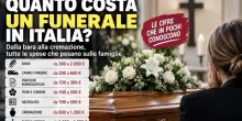 Funerale, quanto costa? Dalla bara a cremazione e tomba: i prezzi che sorprendono, quanto pu&ograve; spendere una famiglia. Le tariffe